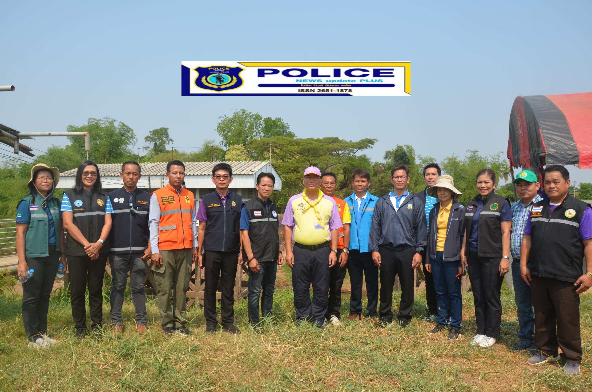 ((POLICE NEWS update PLUS))…”ผู้ว่าจ.ชัยภูมิ ลงพื้นที่แก้ไขปัญหาขาดแคลนน้ำทำประปาและทำการเกษตร ในพื้นที่ติดกับลำน้ำชี หลังประสบปัญหาภัยแล้งหนักส่งผลกระทบพืชผลทางการเกษตรเสียหาย และขาดแคลนน้ำอุปโภค-บริโภค