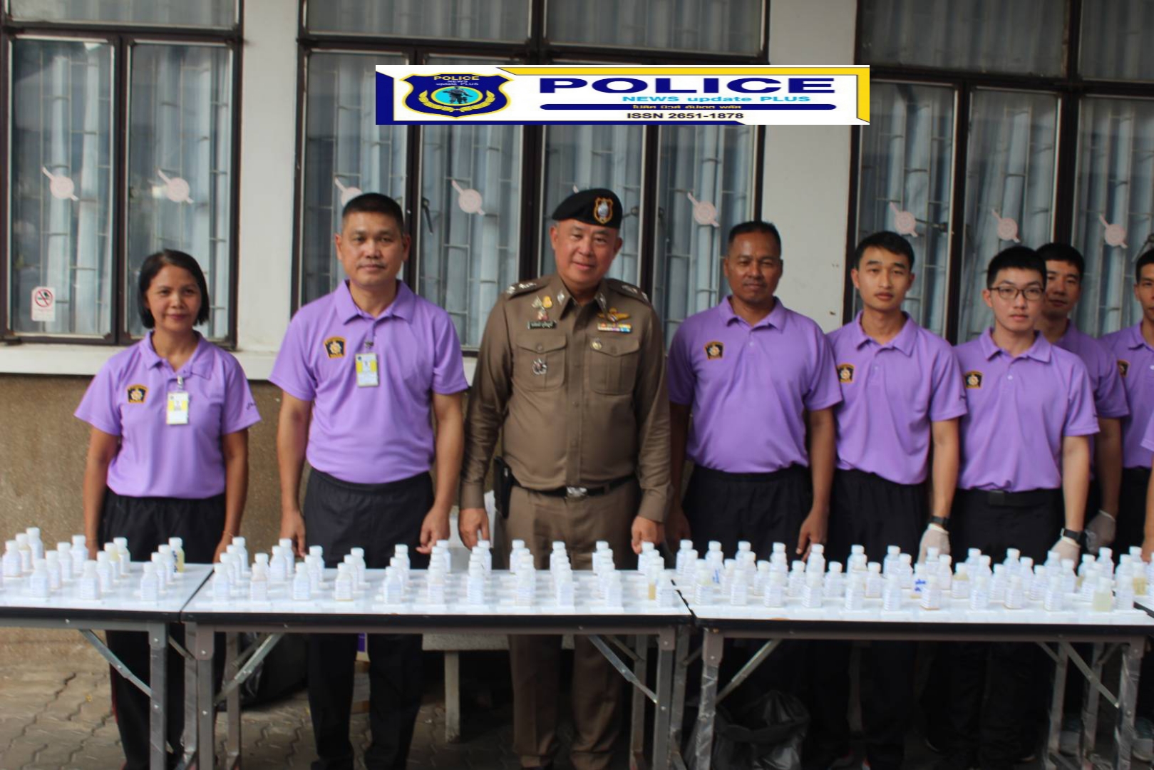 ((POLICE NEWS update PLUS))…”โครงการตำรวจสีขาว”ตำรวจภูธรภาค 3 อ.เมือง จ.นครราชสีมาให้ข้าราชการตำรวจซึ่งมีหน้าที่ป้องกันปราบปราบยาเสพติด ต้องไม่เกี่ยวข้องยาเสพติด