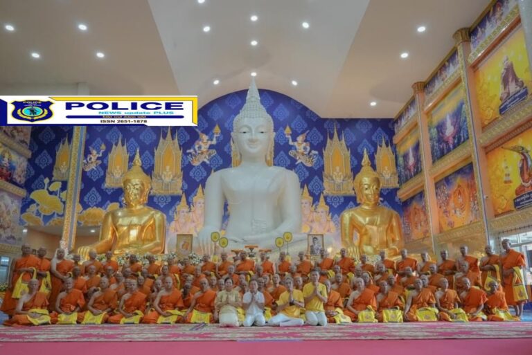 ((POLICE NEWS update PLUS))…”พิธีบรรพชาอุปสมบทเฉลิมพระเกียรติพระบาทสมเด็จพระเจ้าอยู่หัวเนื่องในโอกาสพระราชพิธีมหามงคลเฉลิมพระชนมพรรษา 6 รอบ