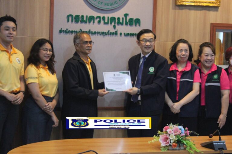 ((POLICE NEWS update PLUS))…”ผู้อำนวยการสำนักงานป้องกันควบคุมโรคที่ 9 นครราชสีมาแนะวิธีการป้องกันอุบัติเหตุเมื่อเดินทางไปทอดกฐิน