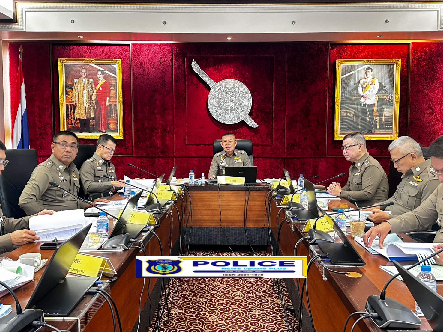 ((POLICE NEWS update PLUS))…”การประชุมคณะกรรมการพิจารณาคุณสมบัติและลักษณะต้องห้ามของการเป็นข้าราชการตำรวจกรณีไม่เป็นผู้ประพฤติเสื่อมเสียขัดต่อมาตรฐานทางจริยธรรมหรือบกพร่องในศีลธรรมอันดี ครั้งที่ 1/2568”