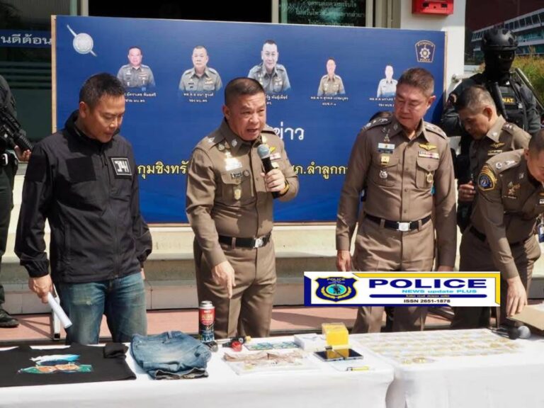 ((POLICE NEWS update PLUS))..”จับกุมผู้ต้องหา คดีชิงทองคำรูปพรรณร้านทองออโรร่าห้างบิ๊กชี คลอง5 จว.ปทุมธานี”