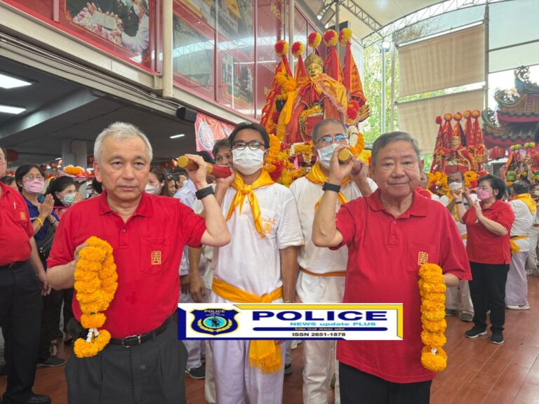 ((POLICE NEWS update PLUS))…”มูลนิธิป่อเต็กตึ๊ง จัดพิธีต้อนรับและอัญเชิญขบวนเจ้าแม่ลิ้มกอเหนี่ยวจากหาดใหญ่ ประดิษฐาน ณ มูลนิธิป่อเต็กตึ๊ง พลับพลาไชย กรุงเทพฯ .