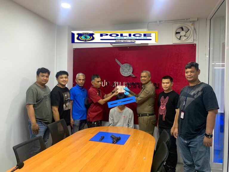 ((POLICE NEWS update PLUS))…”ผกก.สน.เพชรเกษม ร่วมจับกุมชายไทยอายุ28ปีฐานมีอาวุธปืนไว้ในครอบครองโดยไม่ได้รับอนุญาต,พาอาวุธปืนติดตัวไปในเมือง