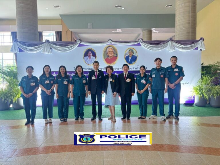 ((POLICE NEWS update PLUS))…”มูลนิธิป่อเต็กตึ๊ง สนับสนุนค่าพาหนะ และเครื่องอุปโภคบริโภค ให้แก่ผู้รับขาเทียม ช่างและอาสาสมัคร ในโครงการออกหน่วยทำขาเทียมพระราชทานเคลื่อนที่ ครั้งที่ 174 จังหวัดสุราษฎร์ธานี