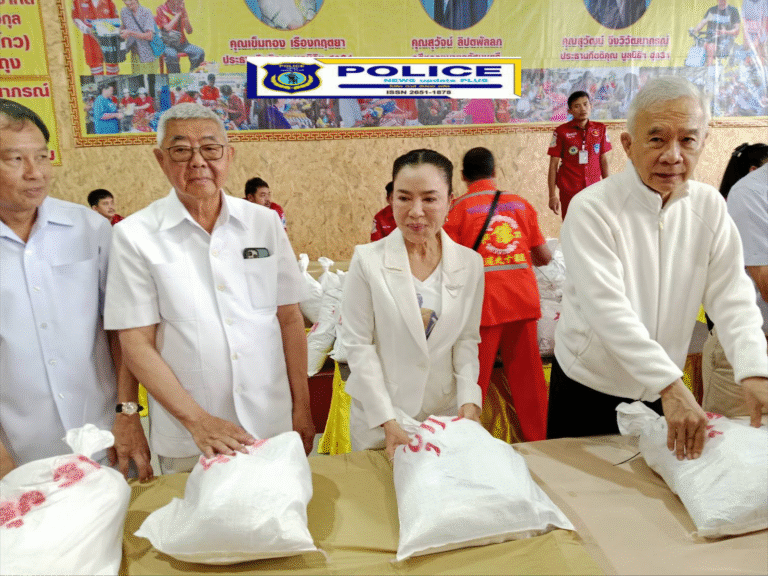 ((POLICE NEWS update PLUS))…”มูลนิธิพุทธรรม 31โคราช แจกข้าวสารกว่า4พันถุงในเทศกาลชินโกว