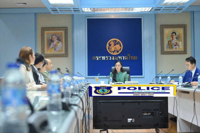 ((POLICE NEWS update PLUS))..”มท.ก้อย-ศศิธร” ลุยงานทันทีภายหลังแถลงนโยบายต่อรัฐสภา เชิญ 3 หน่วยงานในกำกับถกแนวทางขับเคลื่อนภารกิจ ย้ำ “สร้างรายได้-ลดรายจ่ายประชาชน”