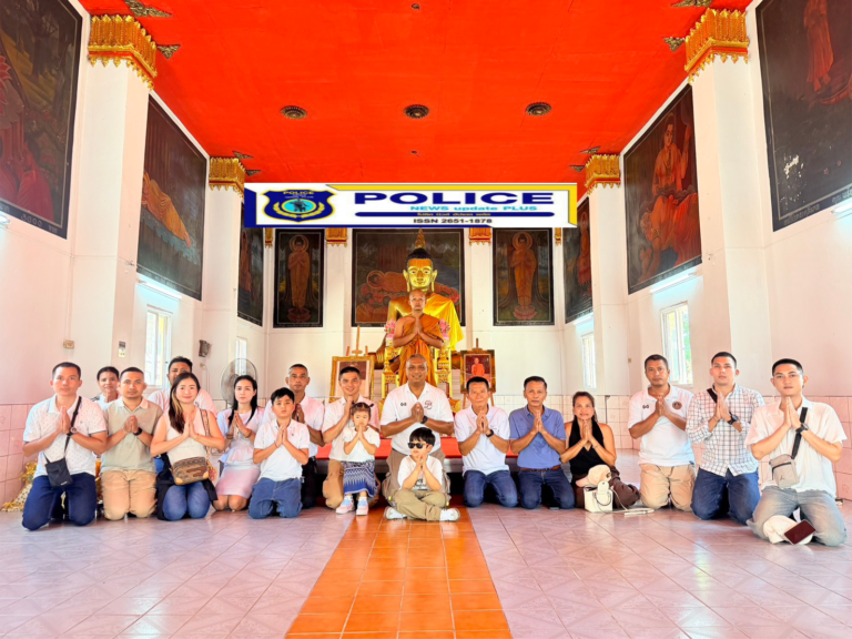 ((POLICE NEWS update PLUS))…”พ.ต.อ.ดร.ปราโมทย์ จันทร์บุญแก้ว ผกก.สน.เพชรเกษม เป็นประธานในพิธีอุปสมบทผบ.หมู่ ป.สน.เพชรเกษม